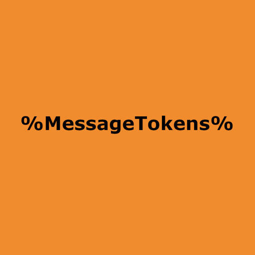 Obrázek z Message Tokens plugin 